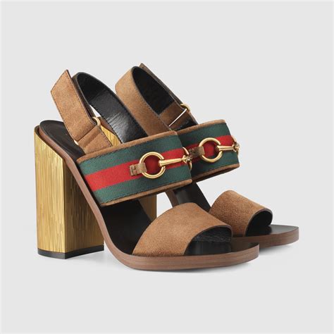 gucci horsebit sandals red|Gucci Horsebit sandals heels.